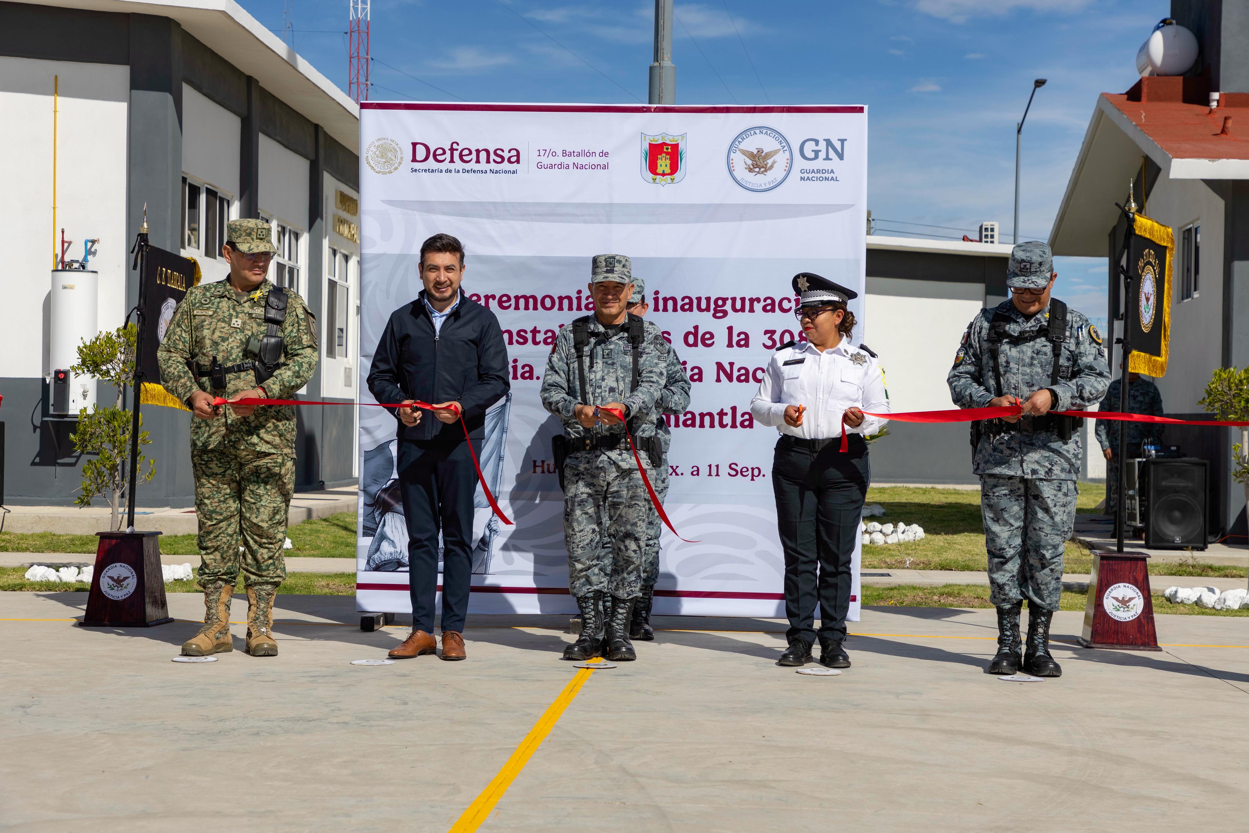 Inauguran instalaciones de la 308/a Compañía de la Guardia Nacional en Huamantla